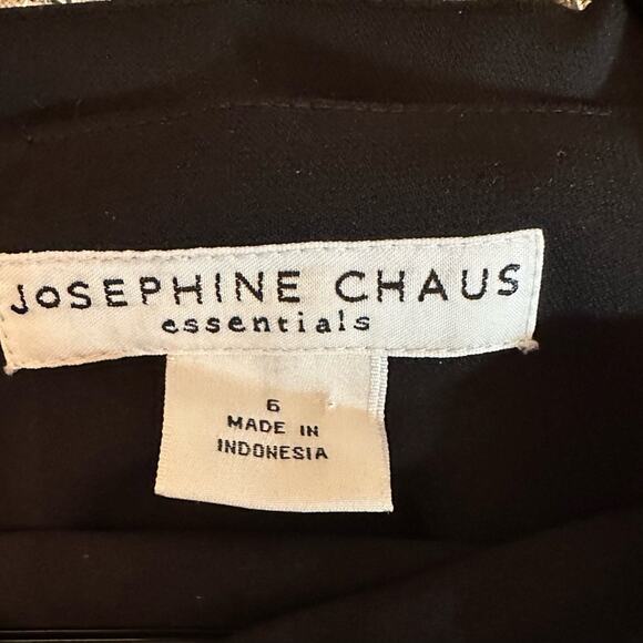 Josephine Chaus Essentials‎ Little Black Classic Sheath Dress Size 6 - Picture 4 of 6